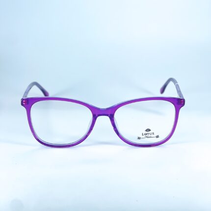 LOTUS FEMENINA - MARCO EN ACETATO TRASLUCIDO MORADO